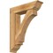 Ekena Millwork Imperial Traditional Rough Sawn Bracket w/ Offset Brace, Western Red Cedar, 8"W x 32"D x 40"H BKT0806X32X40IMP01RWR - alternate 1
